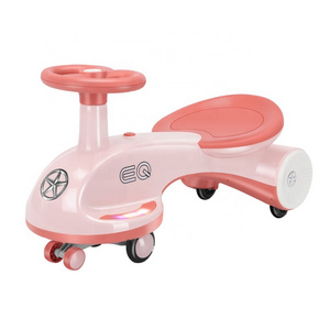 Wholesale High Quality With Light Music Anti Rollover Swing Car Yo Scooter Ride On Car Baby Scooter