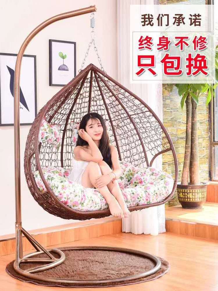 Indoor Outdoor two People Hanging Patio Swings Chair Balcony Double Swing Egg Chair