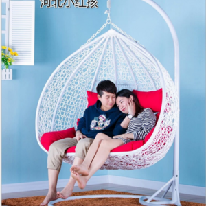 Indoor Outdoor two People Hanging Patio Swings Chair Balcony Double Swing Egg Chair