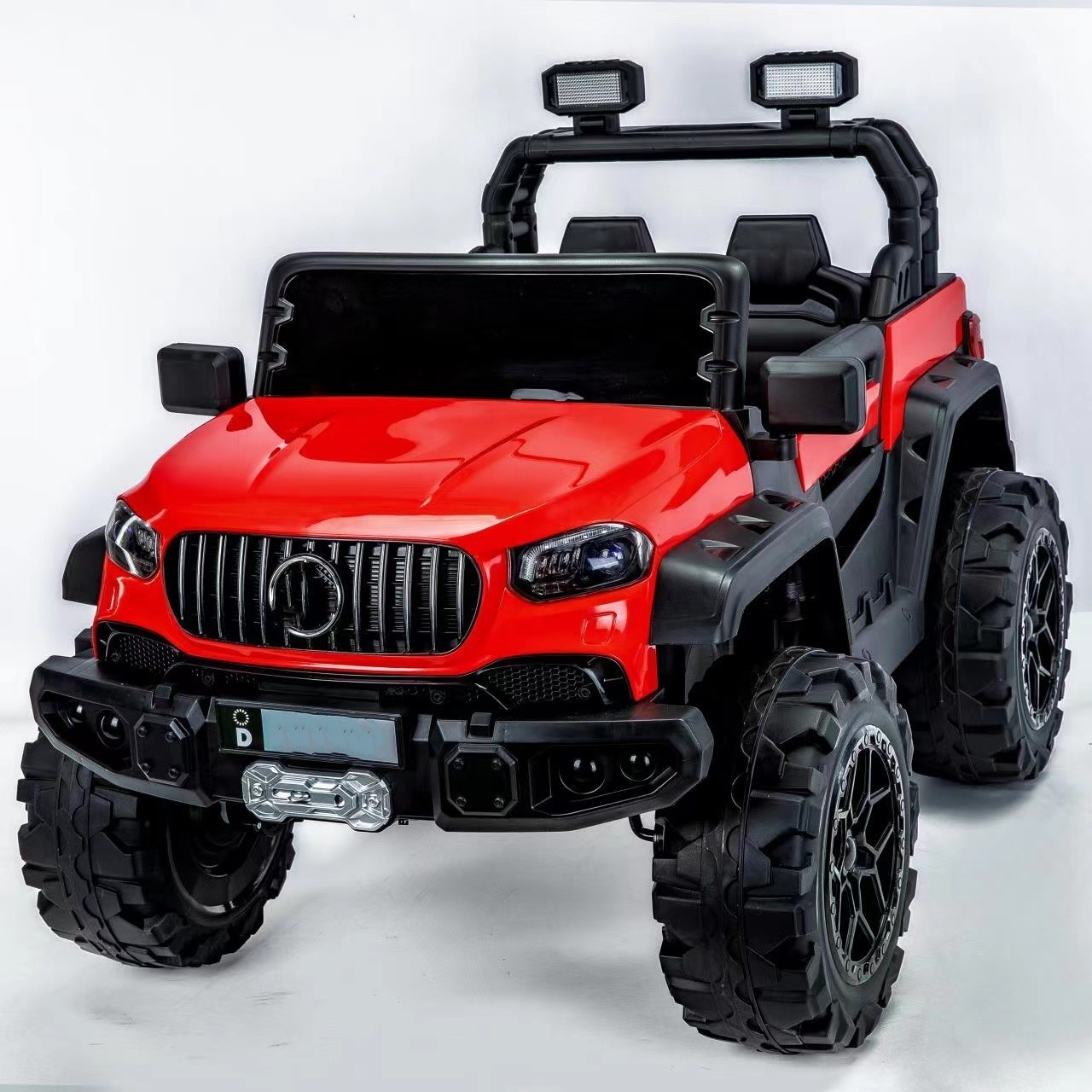 Wholesale Music Lights Four-Wheeled Car Four-Wheel Drive Toy Car Remote Control Off-road Stroller Children's Electric Car