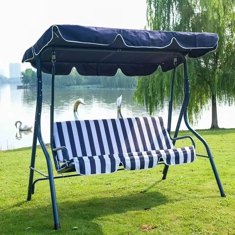 Hot Selling Good Quality Outdoor Furniture Sets Beach Rocking Removable Cushion Swings Woven Hanging Chair