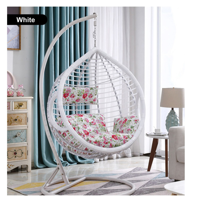 Modern Swing Chair With Stand Indoor Outdoor Patio Swings Hanging Egg Chair Garden Furniture Hot Selling Patio Swing