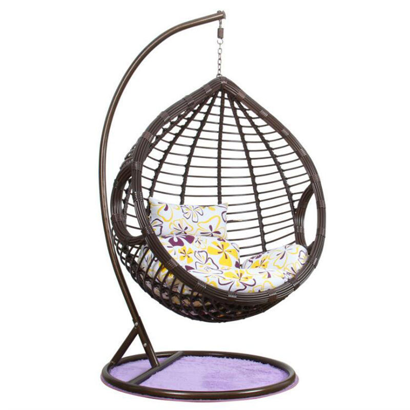 Modern Swing Chair With Stand Indoor Outdoor Patio Swings Hanging Egg Chair Garden Furniture Hot Selling Patio Swing