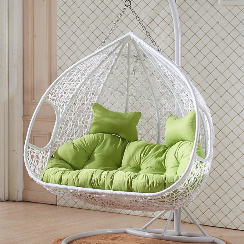 Standing Egg Chair Swing Pillow Black Hanging Chairs Balcony Ceiling Rocking Single Patio Swings