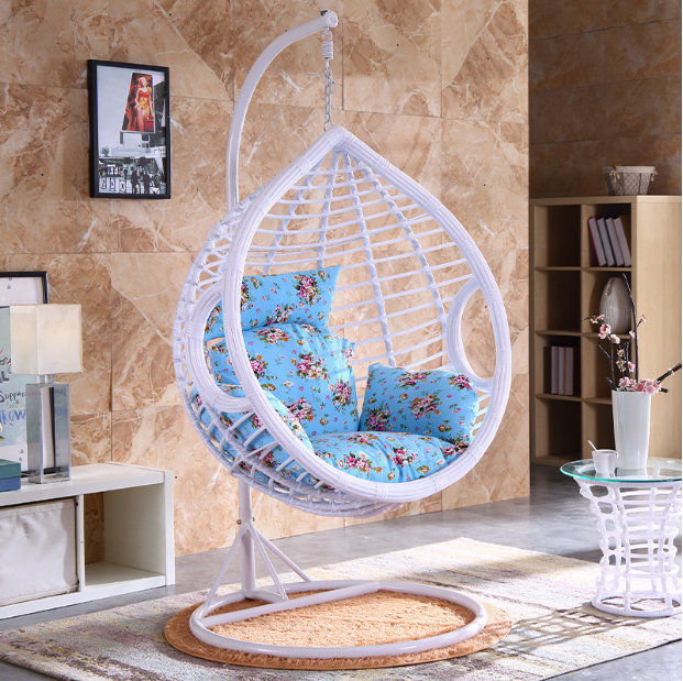 Hanging Egg Chair Outdoor Indoor, Swing Egg Chairs Wicker Rattan Hammock Egg Porch Swing with Cushions for Bedroom Patio, cocoon