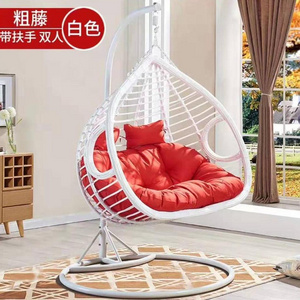 New arrival outdoor and indoor use double seat hanging patio swing chair