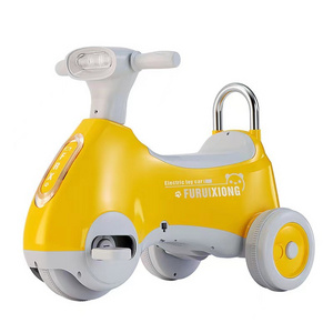 Wholesale Cheap Multi-function Powerful Motor Music Light Large Capacity Battery Children Electric Tricycle Motorcycle