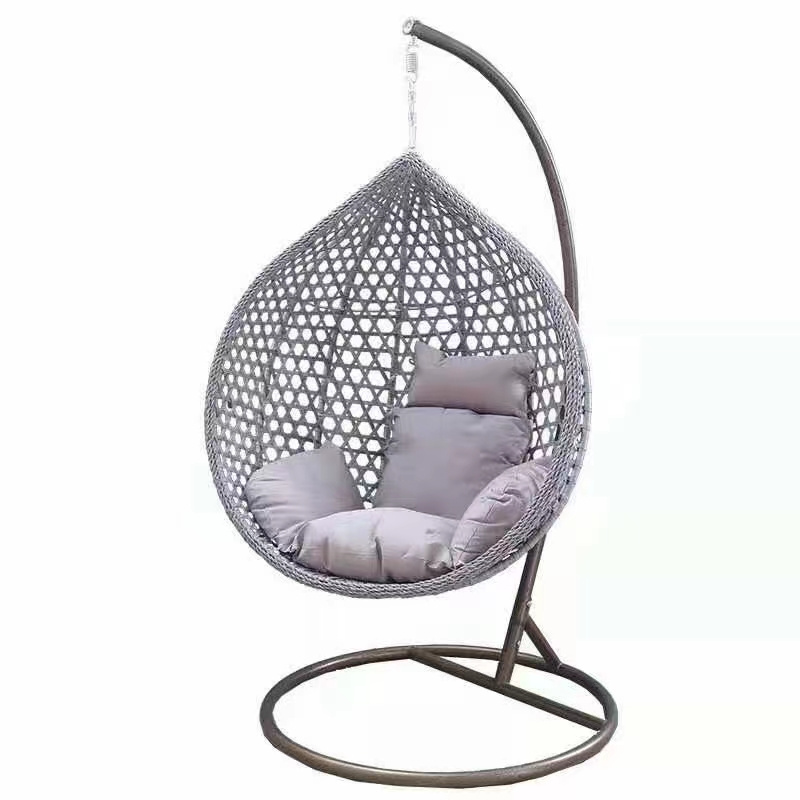 Wholesale Garden furniture Patio swings hammock egg chair with metal stand outdoor chair garden swing