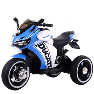 Cheap Price High Quality Explosive Design With Music Light Rechargeable Children Toys Electric Three Wheels Motorcycle