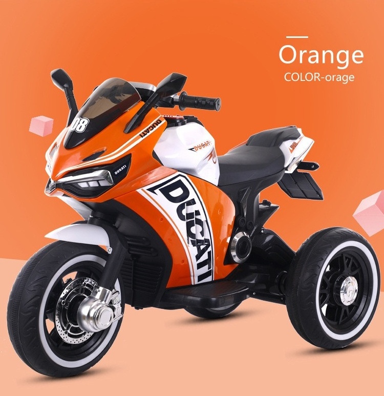 Cheap Price High Quality Explosive Design With Music Light Rechargeable Children Toys Electric Three Wheels Motorcycle