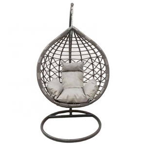 Egg Chair Swing With Stand Cushion Rattan Wicker Kids Adult Size Chair Swing Rattan Hanging Egg Chair