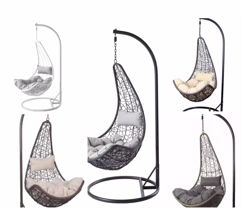 Factory Wholesale Patio Swings Hanging Chair Indoor Outdoor Garden Hanging Swing Chair For Sale