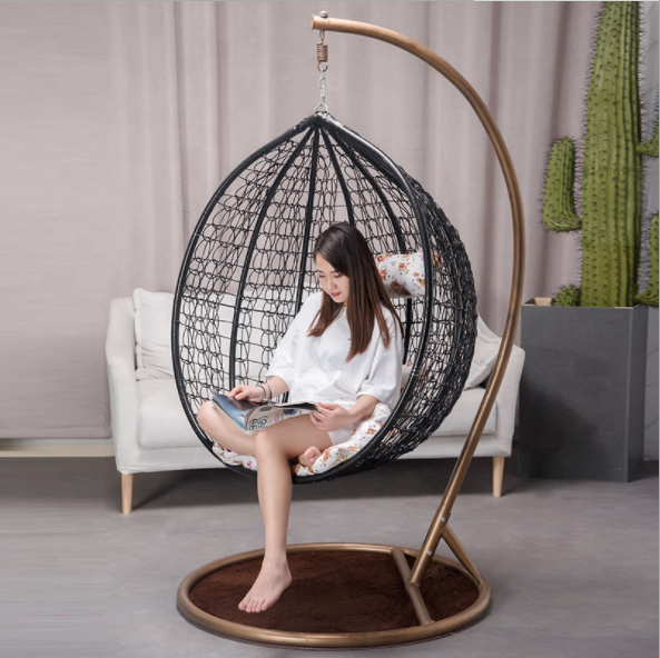 Low Price Swing Person Handmade Adult Egg Rattan Patio Swing