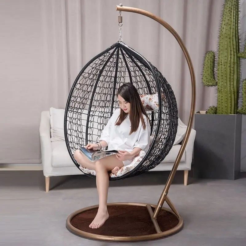 High Quality Hanging Egg Chair Rattan Shaped Swing Chair Hanging Chair For Outdoor And Indoor