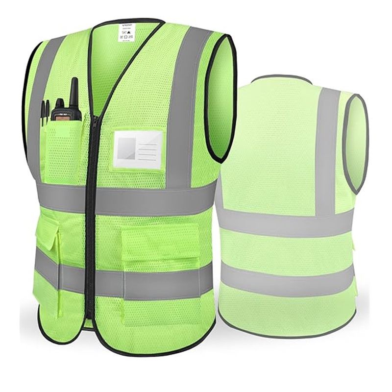 Comfortable Reflective Safety Vest Construction Hi Vis Jacket Work Security Mesh safety vest