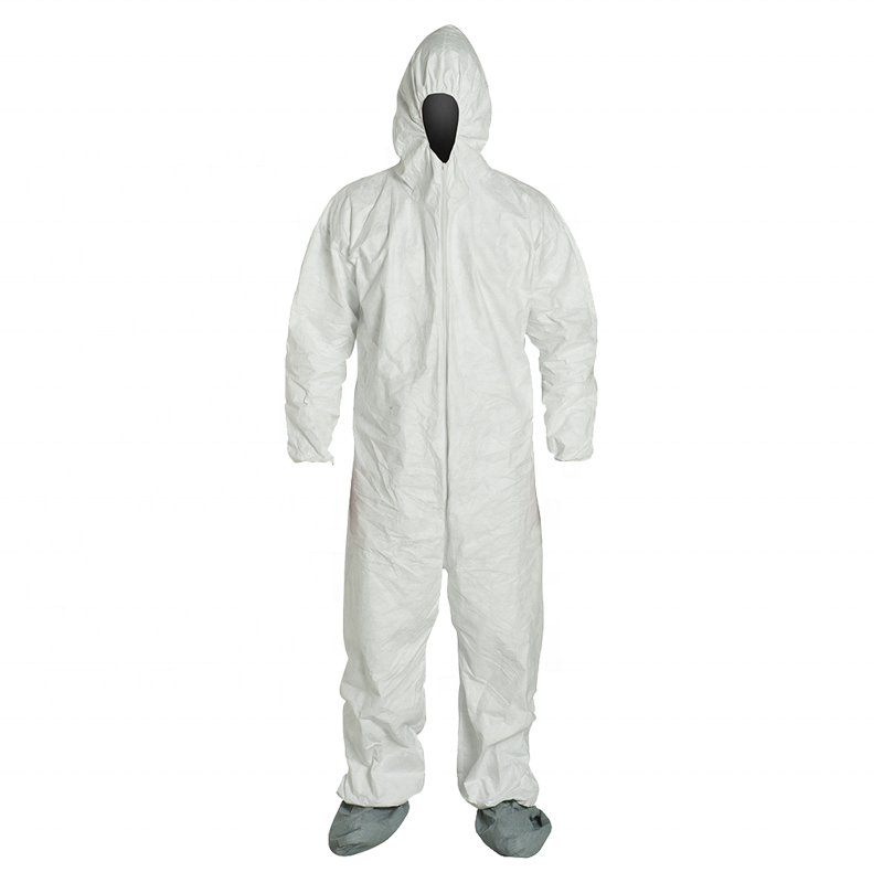 Disposable coverall with hood for fiberglass products manufacturing Protection Suits