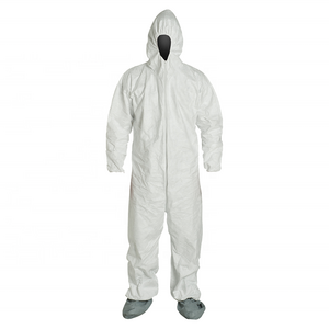 Disposable coverall with hood for fiberglass products manufacturing Protection Suits