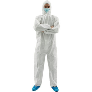 Waterproof Anti-static PPE Suits Disposable Coverall Microporous