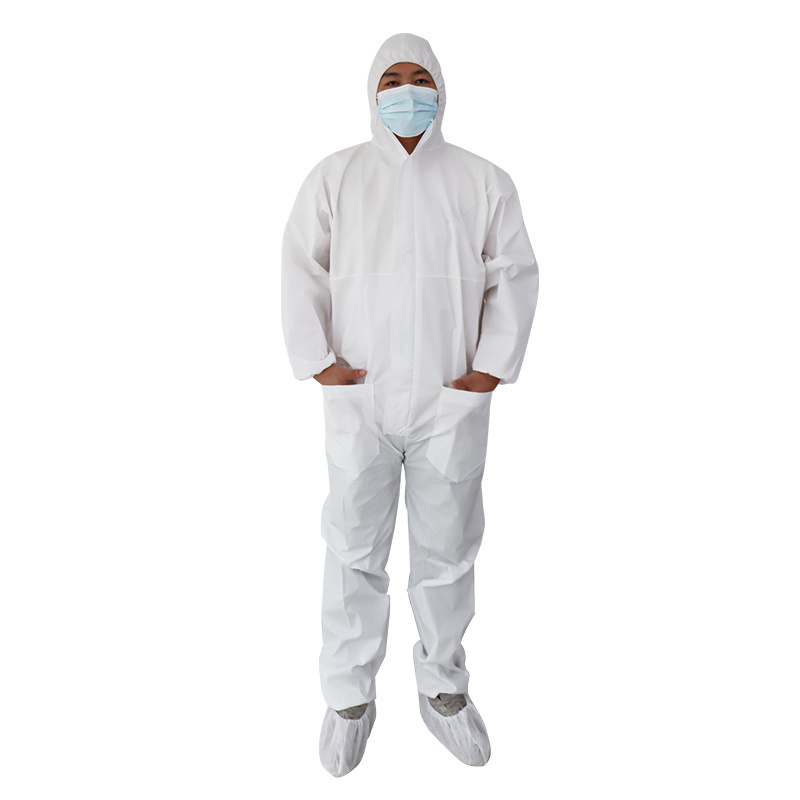 Junlong Disposable antistatic ESD Smock breathable sms coverall protective ppe suit