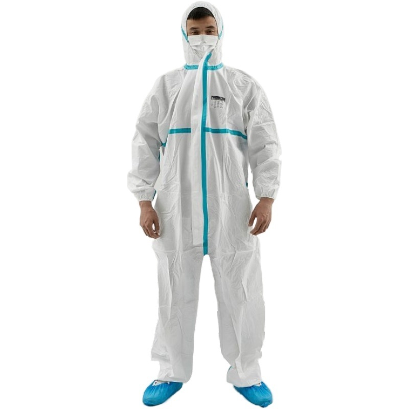 Disposable Lightweight Polypropylene/Microporous Coverall For Boiler Suit