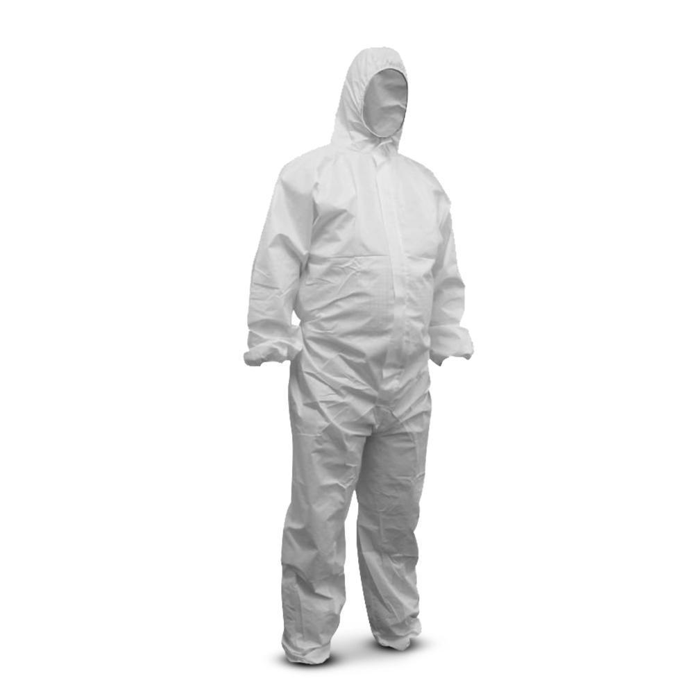 Disposable coverall with hood for fiberglass products manufacturing Protection Suits