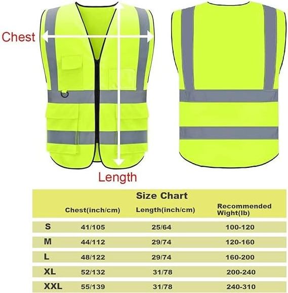 Custom men women mesh hi vis reflective vest jacket workwear shirt construction clothing safety vest with logo