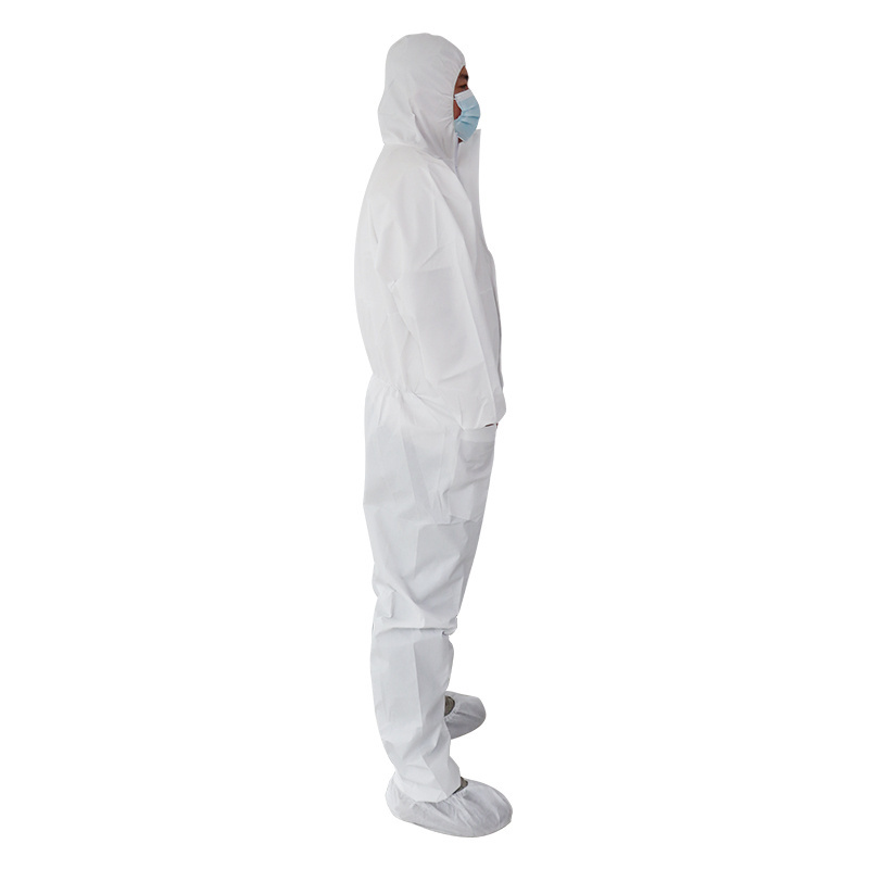 Junlong Disposable antistatic ESD Smock breathable sms coverall protective ppe suit