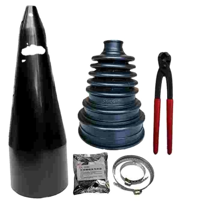 Suitable for repairing the dustproof sleeve of the car half axle cage with silicone oil cv joint boots kit