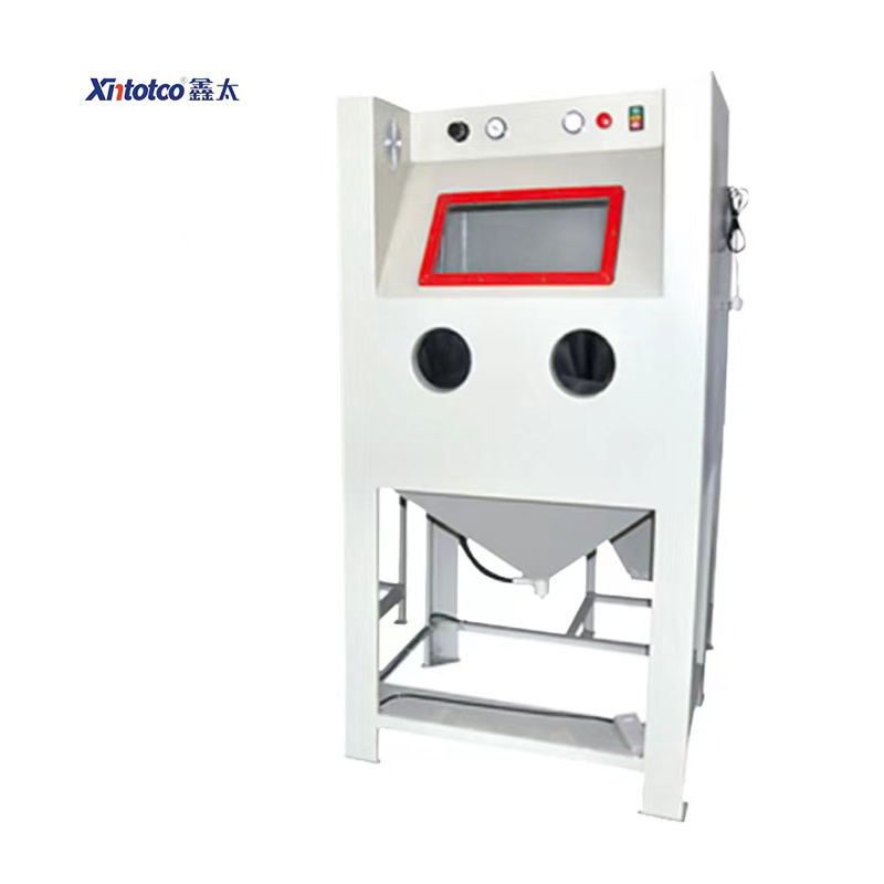 Wet sandblasting machine dustless manual wet sand blasting cabinet water vapour sandblasting machine