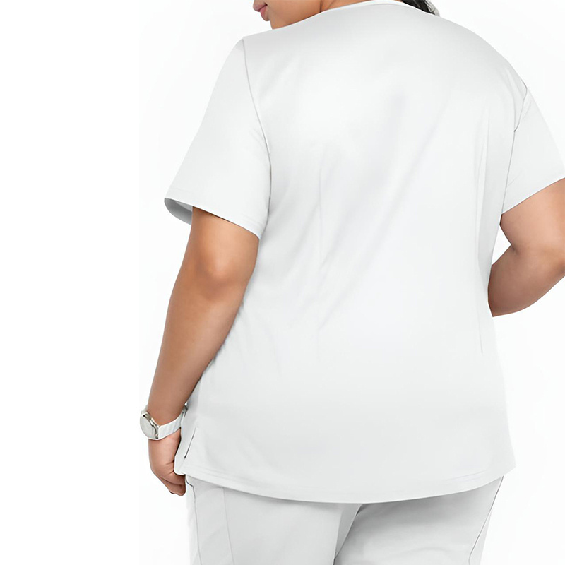 Scrub short sleeve comfortable spandex soft nurse care hospital uniform