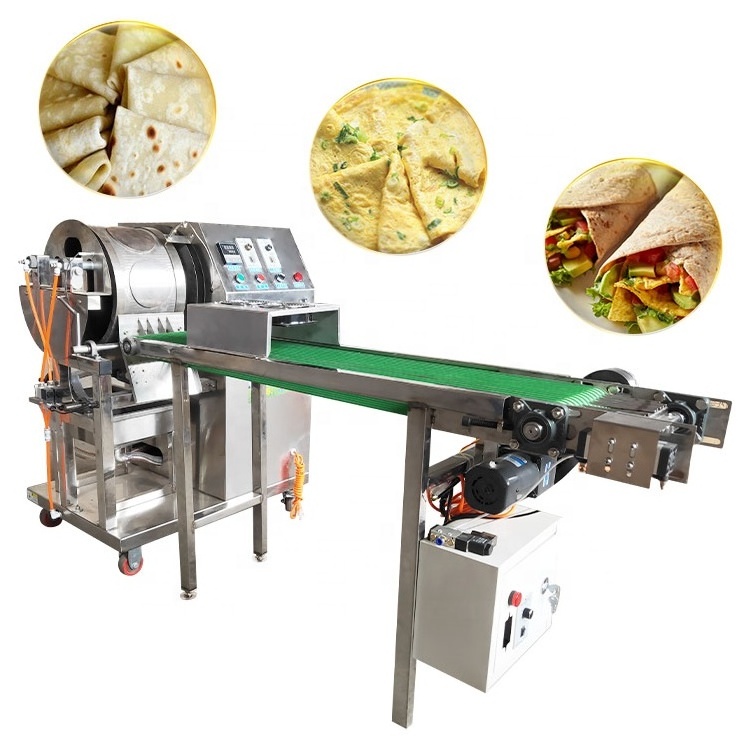 Automatic Samosa Pastry Sheet Equipment Production Line Injera Spring Roll Making Machine For Sale