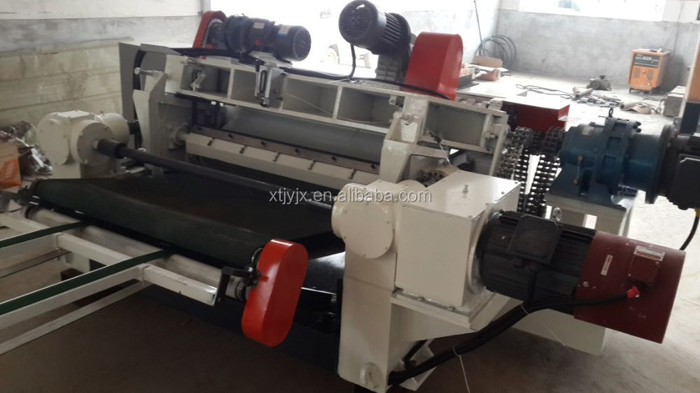 veneer peeling machine with single chuck/plywood peeling machine High quality plywood production line