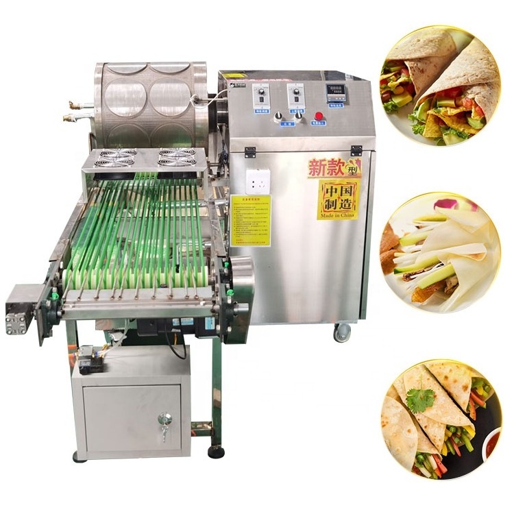 Automatic Samosa Pastry Sheet Equipment Production Line Injera Spring Roll Making Machine For Sale