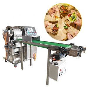 Automatic Samosa Pastry Sheet Equipment Production Line Injera Spring Roll Making Machine For Sale