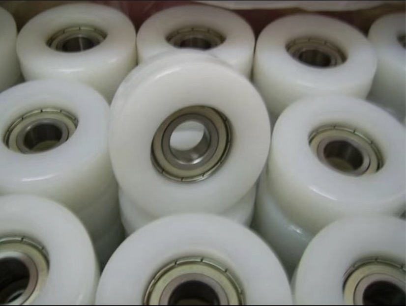 Custom size 48mm cam follower PU wheel polyurethane coated bearing Polyurethane Wheel With Bearing