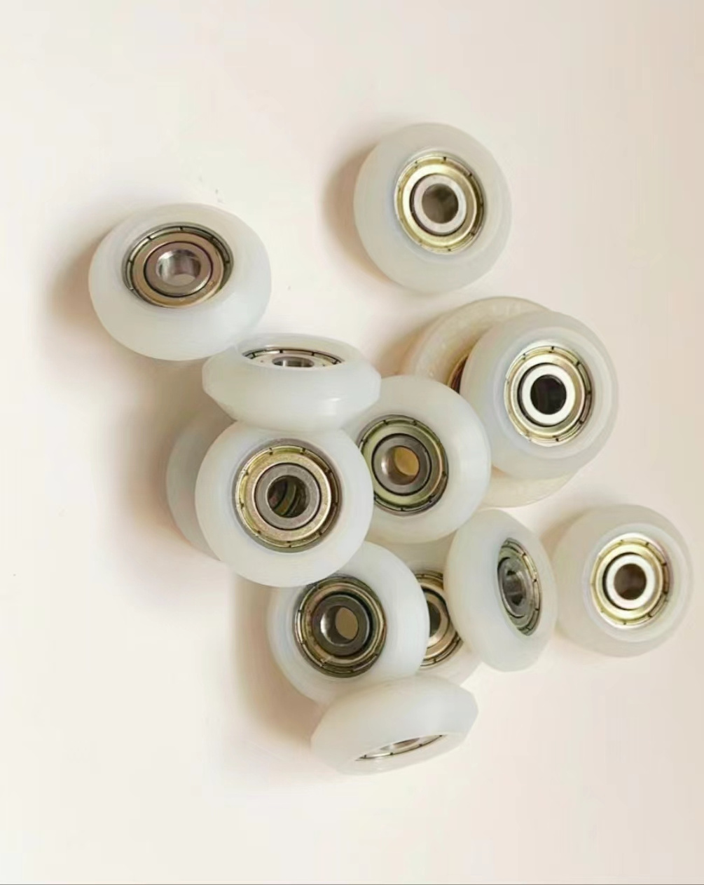 Custom size 48mm cam follower PU wheel polyurethane coated bearing Polyurethane Wheel With Bearing