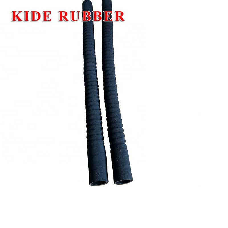 2 inch flexible radiator hose epdm rubber corrugated hose cloth wrapped rubber bellow flexible hose