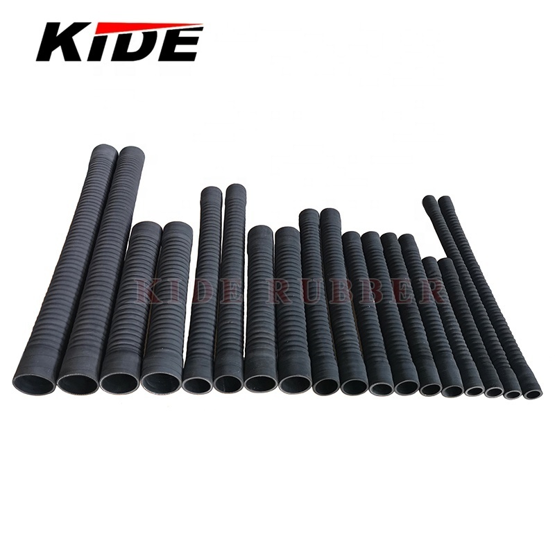 2 inch flexible radiator hose epdm rubber corrugated hose cloth wrapped rubber bellow flexible hose