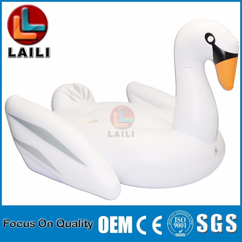 The white swan/summer pool lounge floats 2 man swans Party Fun Toy Big Float Raft