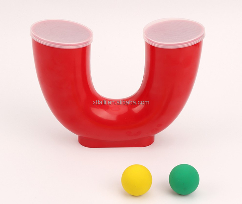 New Hot-sale U-tubes Juggling Skill Game Toy with 2 Balls Fun Stuff Develops Motor and Juggling Skills Pindaloo