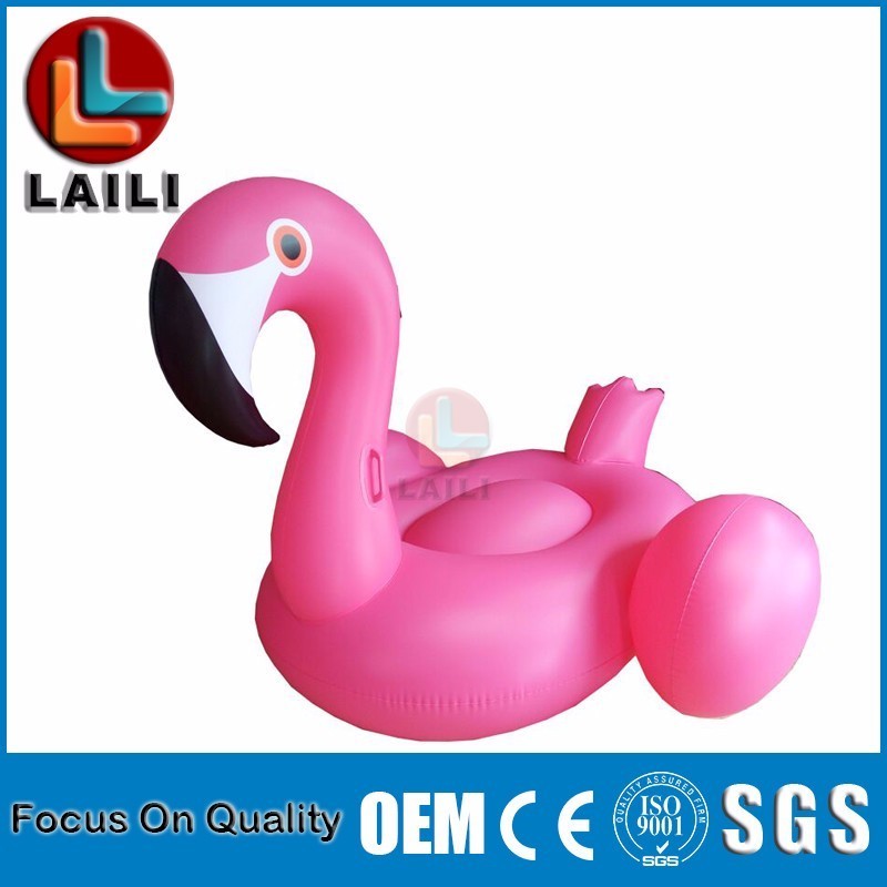 Rose Gold Flamingo inflatable /Summer Swimming Pool Lounge Float / Rideable Pool Water Lake adult Toys