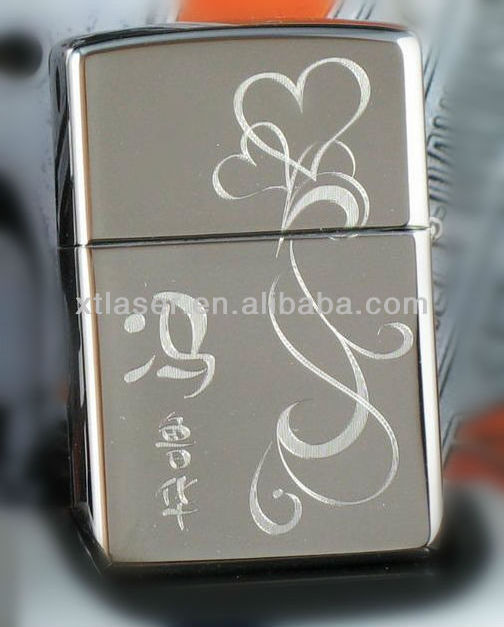 Sterling silver zippo lighter laser engraving machine metal laser marking machine