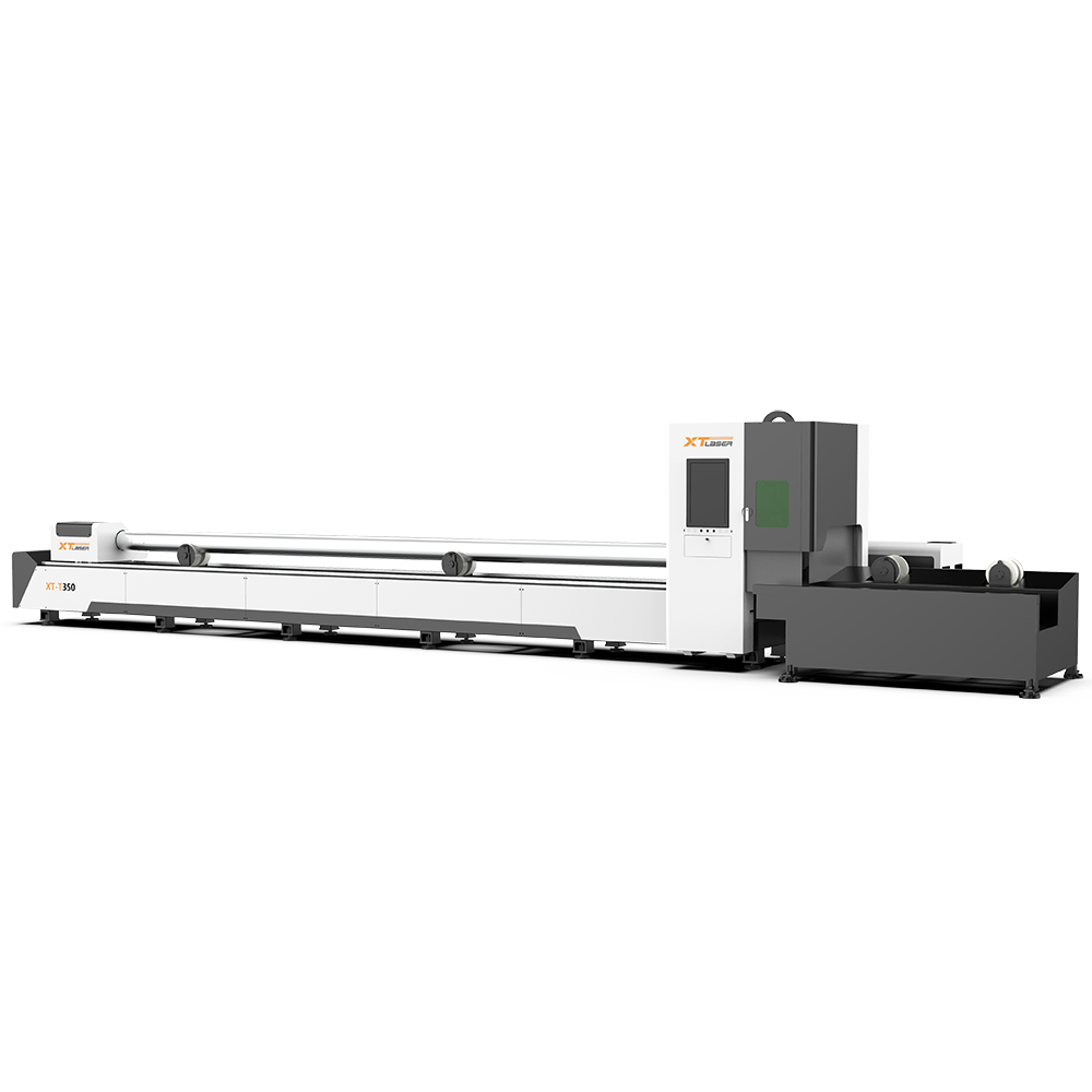 2kw Pipe Fiber Laser Cutting Machine Automatic Tube Cutting Rotary Chucks 1500w 3000w 4000w