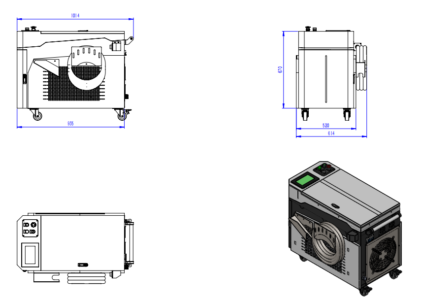 1500w  3000w Easy to Operate Laser Source Laser Welders at low price