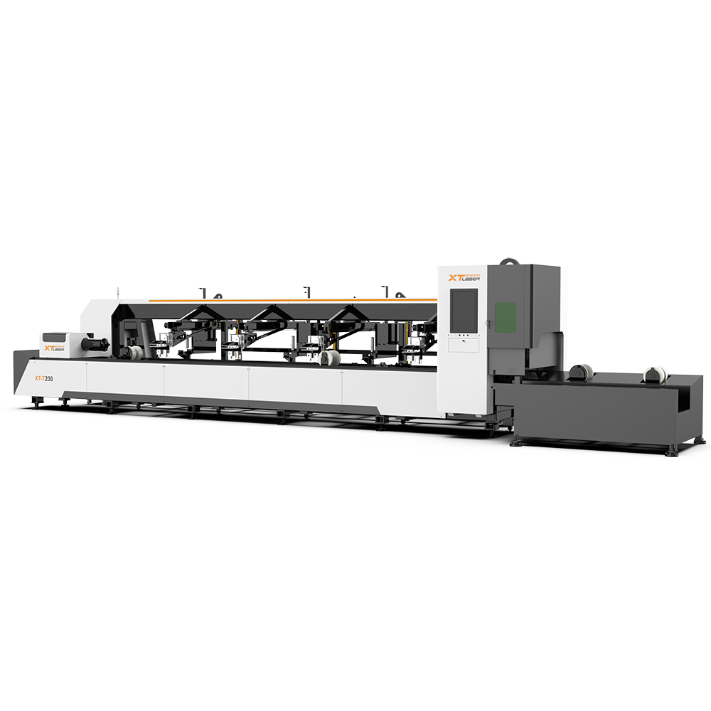 2kw Pipe Fiber Laser Cutting Machine Automatic Tube Cutting Rotary Chucks 1500w 3000w 4000w