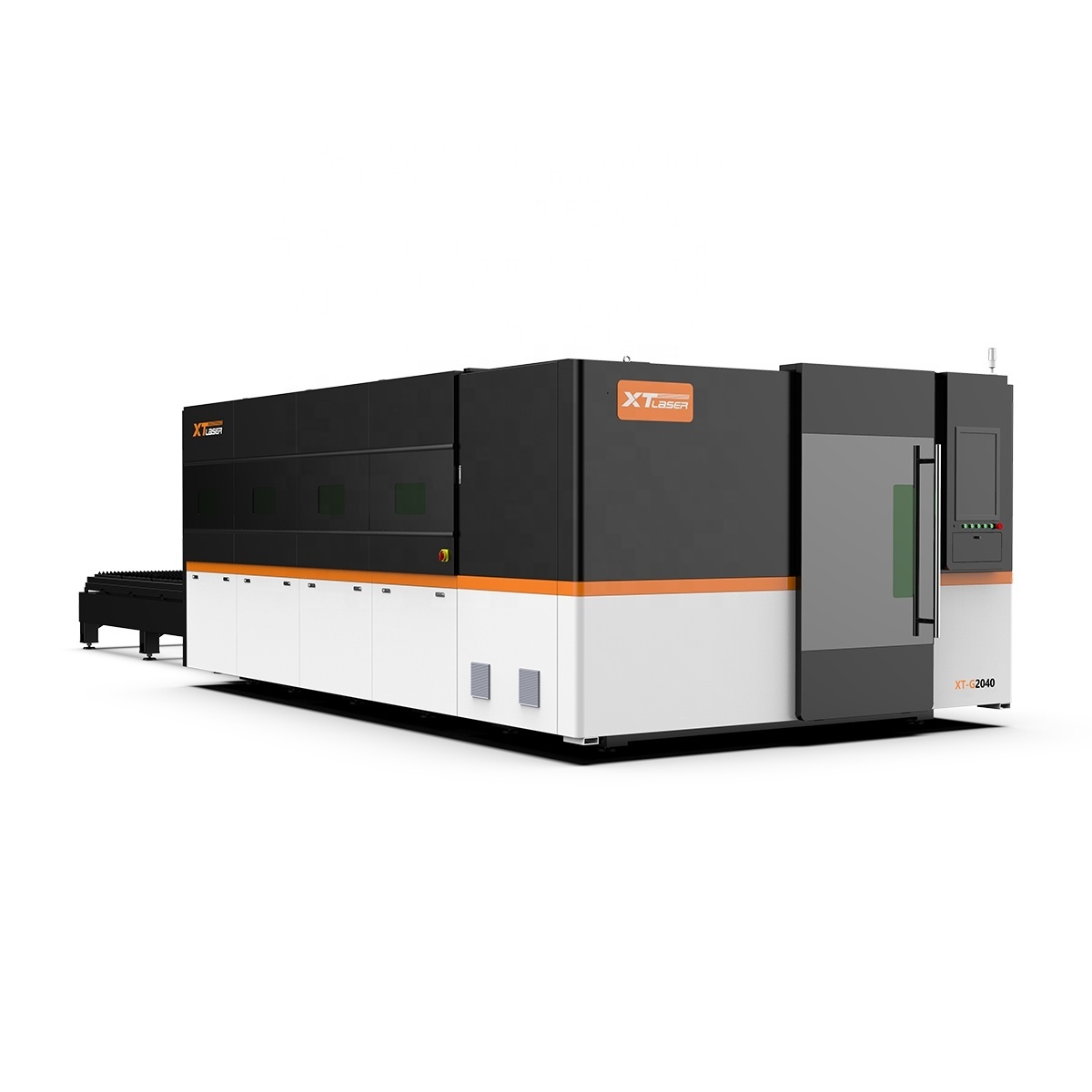 Enclosed fiber laser cutting machine cheaper price embroidery machine with laser cutting system