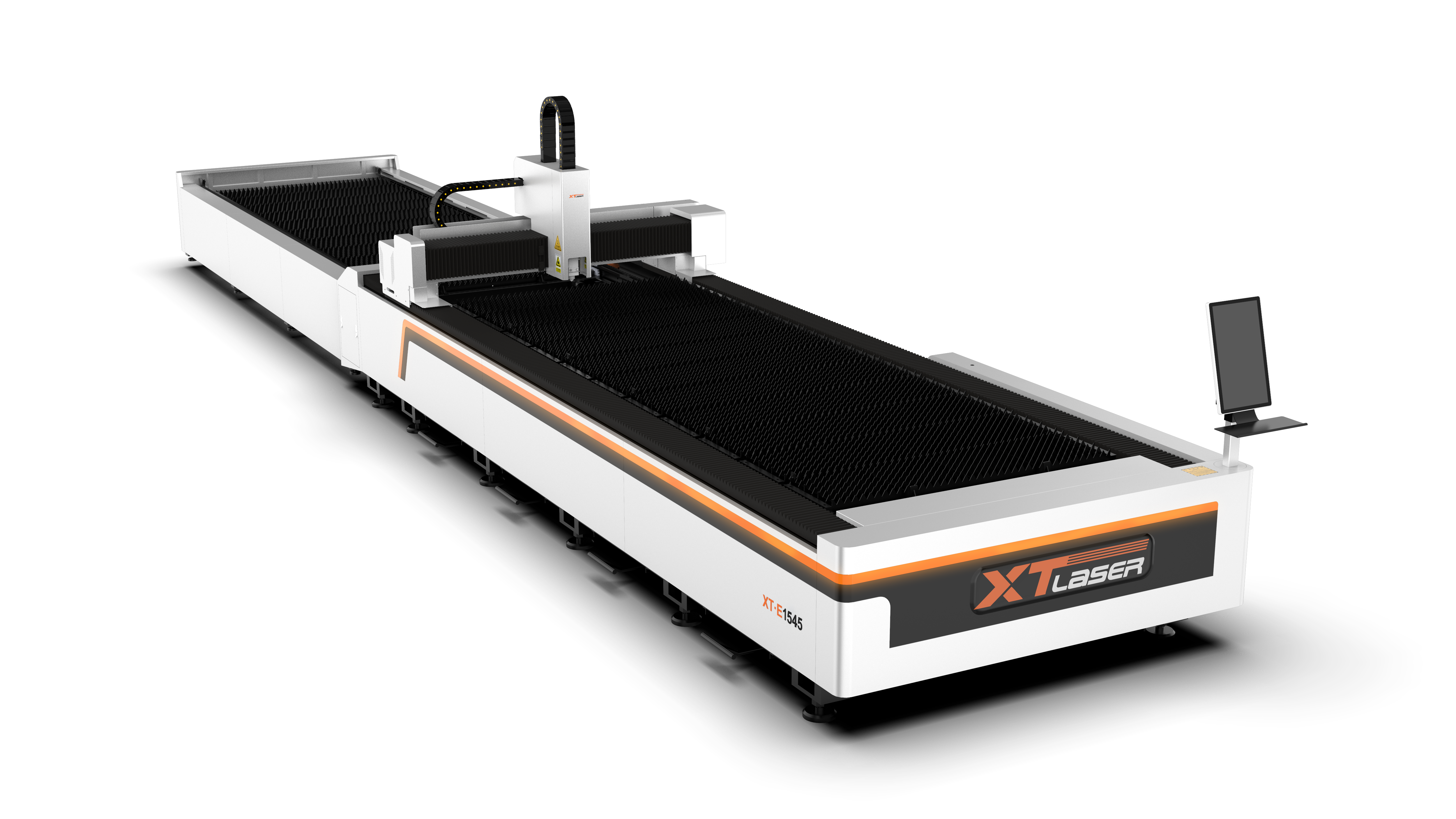 XTC-F1530E popular fiber laser cutting machine for metal sheet with exchange table save man labor