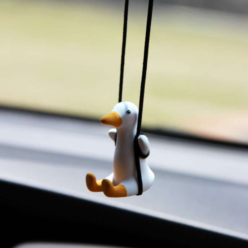 Car Hanging Swinging Duck Car Pendant Car Accessories