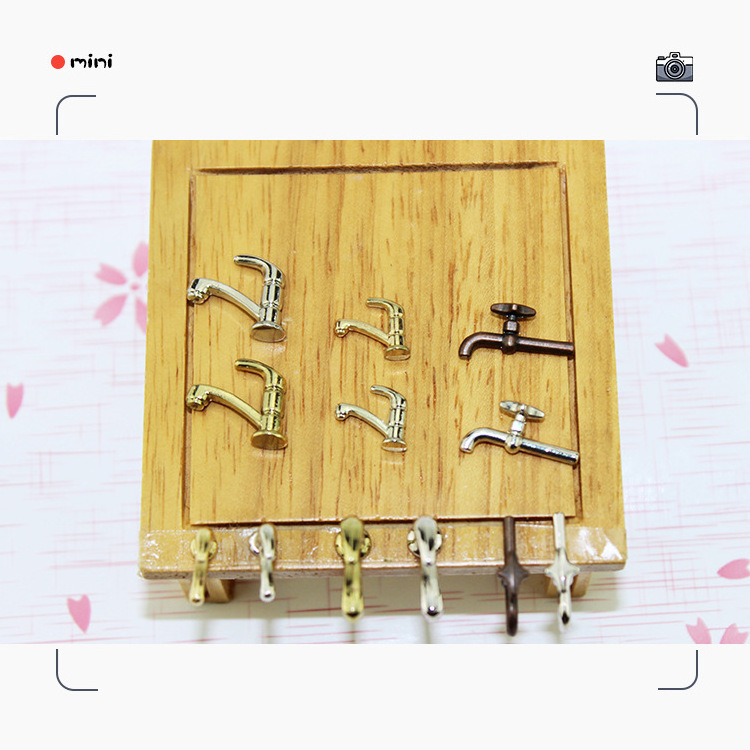 Ob11 Miniature Food Play Model Scene Doll House Accessories Mini Simulation Kitchen And Bathroom Faucet