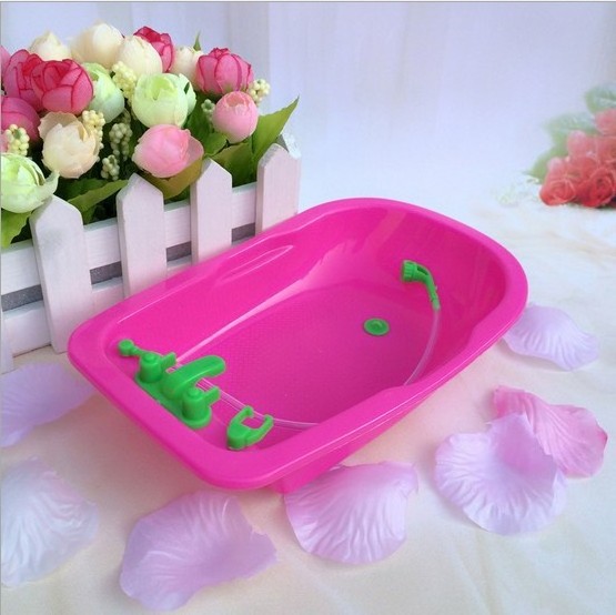 Doll House Accessories Mini Playing Big Bathtub Fat Kids Available Accessories Bathtub Play House Creative Toys